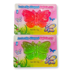 ลูกอมกัมมี่รูป<span class=keywords><strong>ผีเสื้อ</strong></span>แบบใหม่ OEM ODM รสผลไม้หลากสี บรรจุกล่องสวยงาม ผู้ผลิตลูกอม - Product Image 3