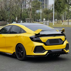 2025 nouveau Style vente entière nouveau Style pare-chocs de voiture pièces Kit de carrosserie adapté pour Honda <span class=keywords><strong>Civic</strong></span> Hatchback 2016-2021 et berline mise <span class=keywords><strong>à</strong></span> niveau - Product Image 5