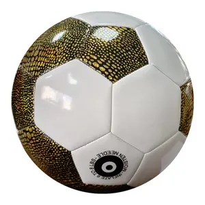كرة قدم من البلاستيك للتدريب هدية ترويجية من البولي يوريثان البلاستيك الحراري تصميم مخصص كرة قدم قابلة للنفخ بثابة مطاطية رقم 5