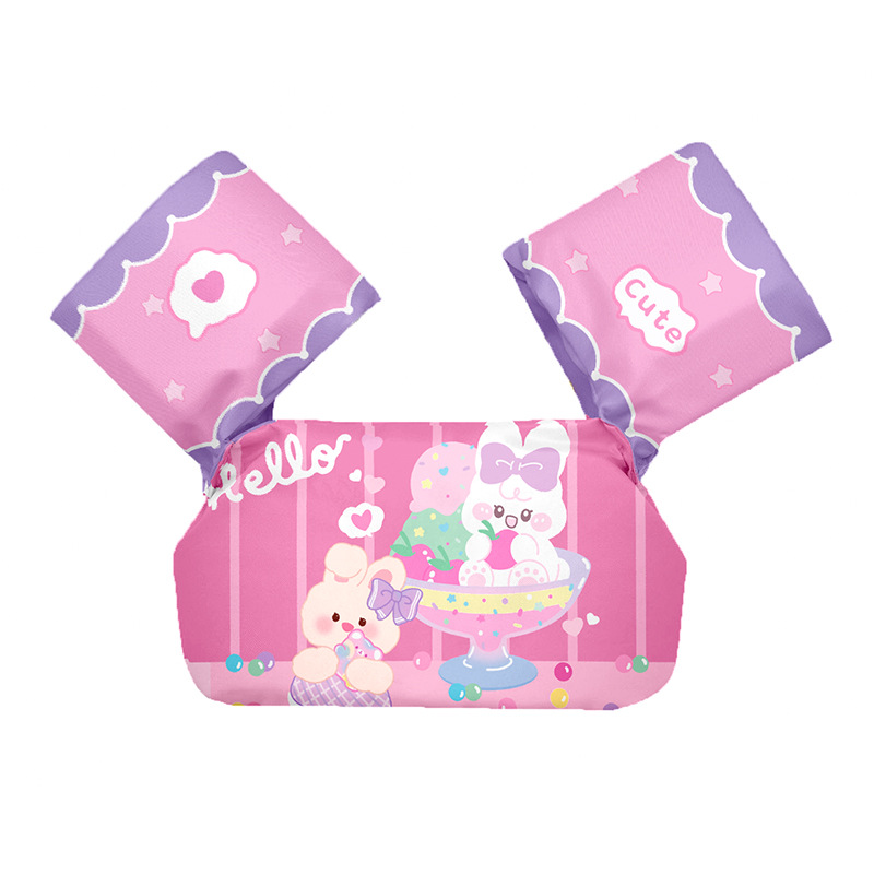 water-sleeve buoyancy jacket-pink sweet bunny