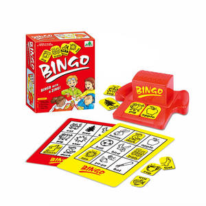 Cartes de jeu de <span class=keywords><strong>bingo</strong></span> éducatives colorées en gros feuilles de papier pour les enfants et la famille Options d'impression personnalisées disponibles - Product Image 1