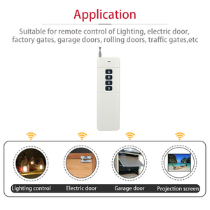 Duplicador de largo alcance 433,92 MHz/315MHz <span class=keywords><strong>RF</strong></span> 4 canales Control remoto transmisor inalámbrico para puerta elevador de luz de puerta - Product Image 6
