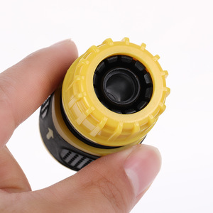Han Dabang 4 Point Quick Connector 1/2 Inch <b>ABS</b> Yellow Water Hose Fitting For Car Washer - Product Image 3