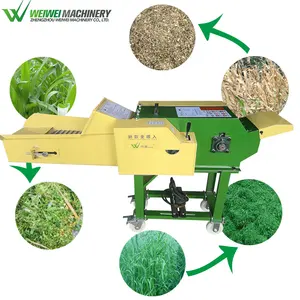 Weiwei feed making mill shredding machine small hay grinder