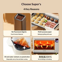 Papier de cuisson en silicone recyclable Supor absorbant l'huile pour barbecue domestique et friteuse à air chaud – Fabriqué en Chine