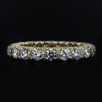 Bague de fiançailles personnalisée pour femme avec diamant de laboratoire IGI taille brillant rond, en argent S925, plaqué or massif 10K 14K 18K, bijoux en diamant