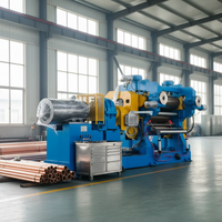 Mesin Penggiling Karet Otomatis Dua Rol Zhitongda Industrial Machinery dengan Pendingin Air, Daya 90kW, Akurasi Tinggi, Hemat Energi