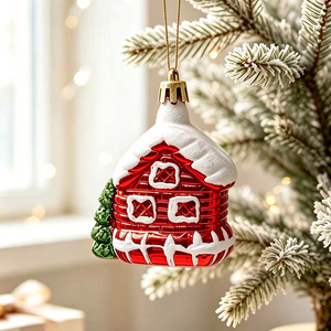 Resin Christmas sculpture decorations, including Christmas <b>trees</b>, snowmen, Santa Claus, candies, boots and accessories - Product Image 3