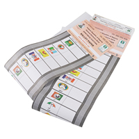 Papel de Votación Personalizado de Fábrica con Etiqueta de Seguridad Antimanipulación, Fibras UV Anti-falsificación, Marca de Agua, Papel de Votación Nacional