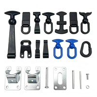 Loquet de couvercle flexible en plastique et caoutchouc sur mesure pour boîte à outils, caisse marine, couvercle de glacière, petit loquet à poignée en T