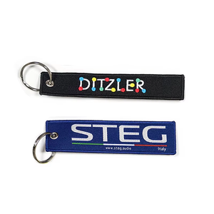ZP-Personal isierte Leder etiketten und Logo-Patches zum Aufbügeln mit individuellem Logo Luxus-Leder-Lanyard-Schlüssel anhänger für Geschenke und Branding - Product Image 1