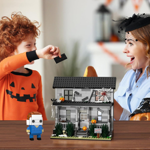 2026 Hot Halloween Haunted <strong>House</strong> <strong>Building</strong> Blocks Set Halloween Spooky Horror <strong>House</strong> <strong>Bricks</strong> with Mini Figure Toys for Gift - Product Image 5