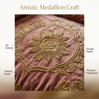 Parure de lit 6 pièces en velours de lait sculpté 3D, couette en polaire gaufrée style Moyen-Orient, ensemble de couette de luxe en flanelle chaude pour l'hiver