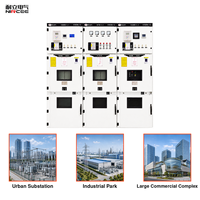 Subestación de utilidad: Aparamenta de media tensión para redes eléctricas con configuración personalizada de cable de barra colectora y relé de protección