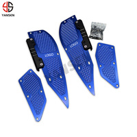 Repose-pieds en alliage d'aluminium, design luxueux, haute qualité, repose-pieds pour moto, pédale pour Yamaha XMAX 250 300 400 2017-2020