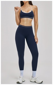 ชุดกีฬาออกกำลังกายแบบแห้งเร็ว ระบายเหงื่อได้ดี ลายเรียบ ดีไซน์โชว์หลังสวย สำหรับโยคะ วิ่งกลางแจ้ง ชุด 2 ชิ้น รุ่น 3562 - Product Image 6