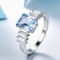 Bijoux fins, bague de mariage en argent sterling 925, anneaux Nano Emerald Gemsrtome pour femmes, cadeau de bijoux, bijoux fins