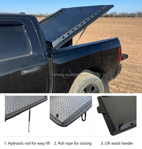 Aventures australiennes en véhicule tout-terrain : Accessoires 4x4, couvercle rigide monobloc en alliage d'aluminium à verrouillage manuel pour Toyota Double Cabine - Product Image 2