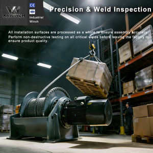 กว้านไฟฟ้า 2200 ปอนด์ 1000 กิโลกรัม M5 220 โวลต์ พร้อมดรัมขนาดใหญ่และกล่องควบคุมมาตรฐาน IP55 สำหรับคลังสินค้าขนาดเล็ก - Product Image 2