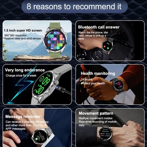 GTS4 HD Screen Steel Band <span class=keywords><strong>Reloj</strong></span> <span class=keywords><strong>inteligente</strong></span> para hombre con BT Respuesta de llamadas y monitoreo de salud Ejercicio múltiple y frecuencia cardíaca a prueba de agua (IP67) - Product Image 5