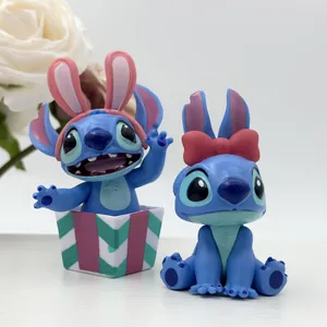 Stitch S Blazing Lasers Blind Box Kids PVC Toy Cartoon Anime Gacha Doll Ornaments Movie Characters Mystery Boxes For Gift