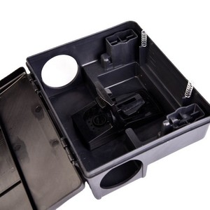 Trampa para Ratones de Plástico, Rectangular, Portátil, para Control de Roedores, Dispositivo de Control de Plagas con Compartimento para Cebo - Product Image 3