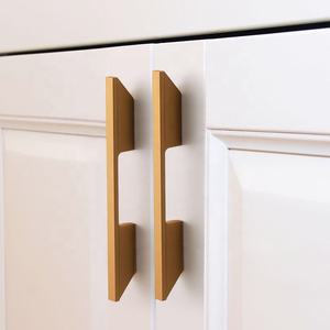 Armadio da cucina in alluminio porta in ottone oro CNC mobili lungo armadio maniglia <span class=keywords><strong>per</strong></span> camera da letto uso esterno e Villa - Product Image 1