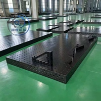 Plateforme de soudage modulaire 3D résistante aux chocs, banc de soudage à positionnement flexible pour travaux de soudage de structures en acier de construction