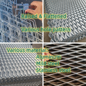 Panel de Malla Expandida Hexagonal, <span class=keywords><strong>Galvanizado</strong></span> en Caliente, Malla Metálica Perforada de Acero Diamantado <span class=keywords><strong>para</strong></span> Pasarelas - Product Image 3