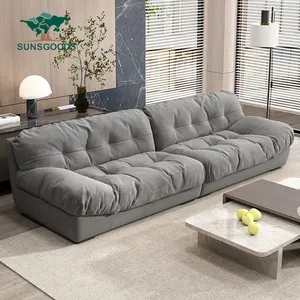 Italian Luxury Modern Sectional Three Seater Sofa Set Antique Simple Living Room Furniture Beauty and Comfort