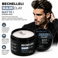 Cire coiffante mate pour hommes OEM, tenue forte, contrôle du volume et de la texture, non grasse, produit capillaire à marque privée