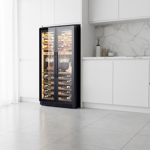 NE-427-12 Single Zone <b>Wine</b> Cooler Fridge Large Capacity <b>Wine</b> Refrigerator with Beech Wood Shelves - Product Image 1