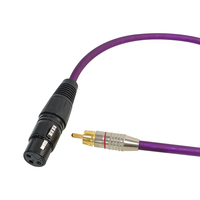 Câble de microphone XLR à 3 broches XLR vers RCA