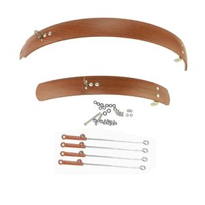 Guardabarros de resina Vintage para bicicleta plegable D5 totalmente cubierto con barro, excepto guardabarros deflectores de agua para bicicleta Vintage D7 de 16 "20" - Product Image 5