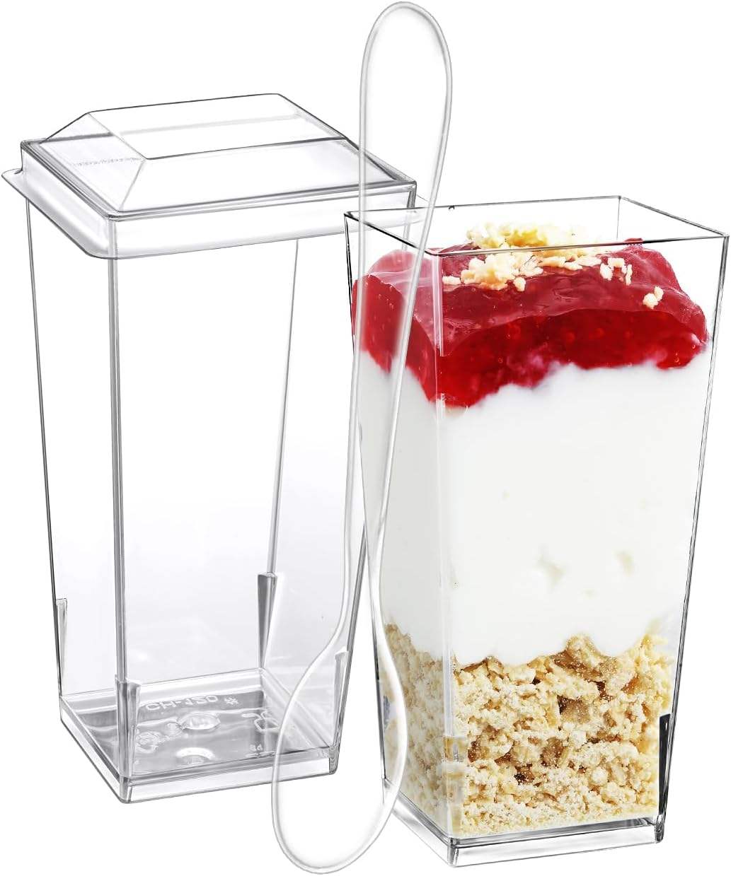 ถ้วยใส + ช้อน