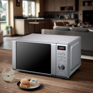 High Quality 20L 230V/50HZ Mechanical Control Stainless Steel Countertop Microwave Oven Kitchen Appliance 700W Child Kitchen Mic - Product Image 2