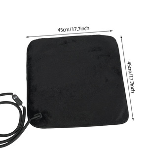 Tapis chauffant carré pour animaux de compagnie USB pour chiens et chats, coussin chauffant imperméable au design simple pour l'hiver - Product Image 6