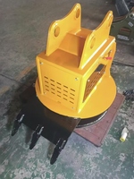 Aimant électromagnétique hydraulique monté sur excavatrice SLN 10-15 tonnes, à forte aspiration, pour la démolition, les déchets, le recyclage des ferrailles