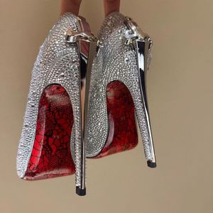 Sandales de mariage en cuir véritable de luxe avec cristaux, nouvelle collection, avec étiquettes, <span class=keywords><strong>talon</strong></span> aiguille de 12 cm, <span class=keywords><strong>talon</strong></span> épée, strass, escarpins épée - Product Image 1