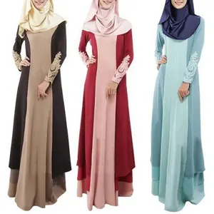 2024 नया उत्पाद अबाया दुबई मानसून अरबी शाम की पोशाक स्कर्ट मुद्रण लंबी आस्तीन मोरक्कन महिला कफ्तान गाउन मुस्लिम प्रोम