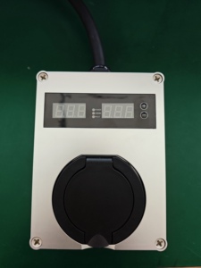 Enchufe de Carga Portátil para Vehículos Eléctricos de 7-22kW, Tipo 2, con Control por Aplicación, para Uso en Flotas, Nuevo Mini Cargador Inteligente de 16A/32A - Product Image 1