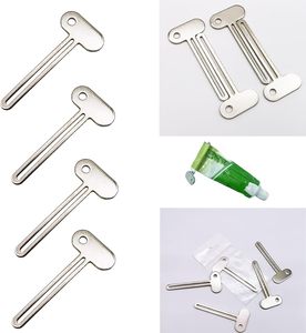 Divers styles de distributeurs de crème pour le visage, de dentifrice et de produits capillaires en acier inoxydable, et de presse-tubes cosmétiques en plastique pour dentifrice - Product Image 2