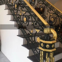 Kunden spezifische Aluminium Treppen geländer Premium Indoor Outdoor Handläufe für Villa Apartment Balkon