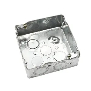 Surface extension pre-galvanized electrical floor plug sockets box for cable distribution