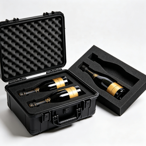 Mousses d'emballage antistatiques découpées sur mesure en forme d'éponge pour vin rouge – Écologiques, douces, inodores et anti-poussière - Product Image 1