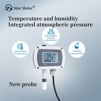 CWS29 Indoor Wall-mounted Temperature Humidity Atmospheric Pressure Transmitter LCD Display ABS Sensor IP65 MODBUS 1 Year