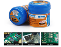 机械师原装锡膏183C熔点焊接助焊剂焊膏Sn63/Pb37修复BGA CPU LED返工工具
