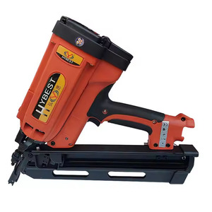 Hybest 3490B Pistola Clavadora Neumática Inalámbrica Profesional Industrial para Techos y Estructuras, Grapadora de 34 Grados con Motor sin Escobillas a Batería - Product Image 1
