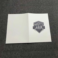Carpeta de Presentación de Papel para Documentos de Oficina, Personalizada, con Recubrimiento, de Cartón, con 1 o 2 Bolsillos, Ecológica