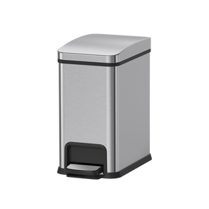 <span class=keywords><strong>Cubo</strong></span> de <span class=keywords><strong>basura</strong></span> rectangular de 8 litros al por mayor para el <span class=keywords><strong>baño</strong></span>, <span class=keywords><strong>cubo</strong></span> de <span class=keywords><strong>basura</strong></span> de cierre suave superior abierto, precio barato - Product Image 2